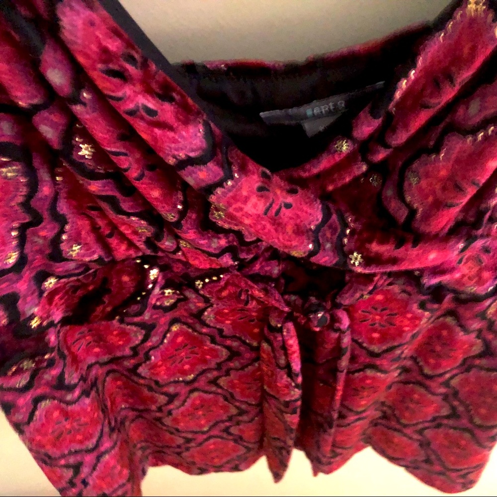 Soft crushed velvet strap sleeveless holiday top